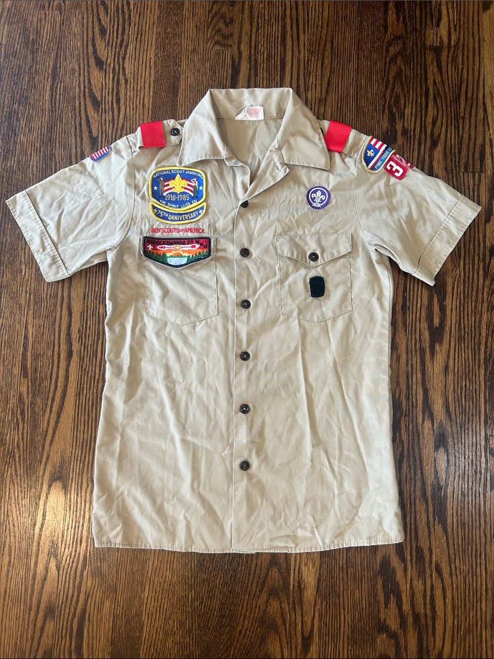 Vintage 70s/80s Boy Scouts Shirt Adult Size